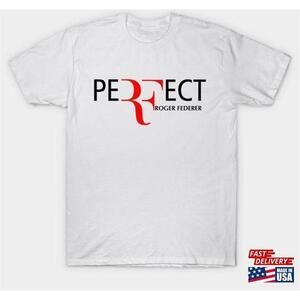 White Roger Federer Djokovic Tshirt Unisex